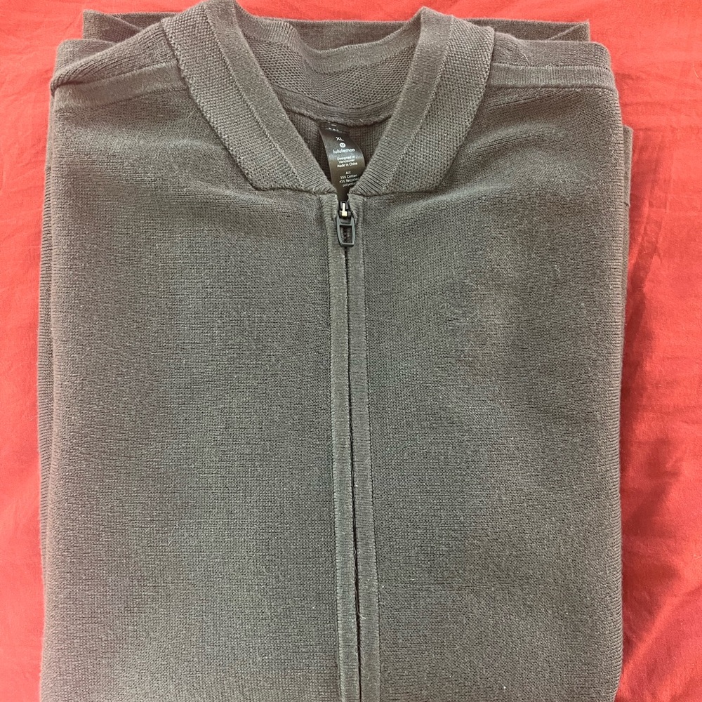 Lulu full zip sweater with pockets